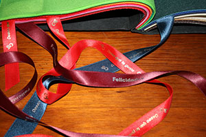 Cintas de raso personalizadas
